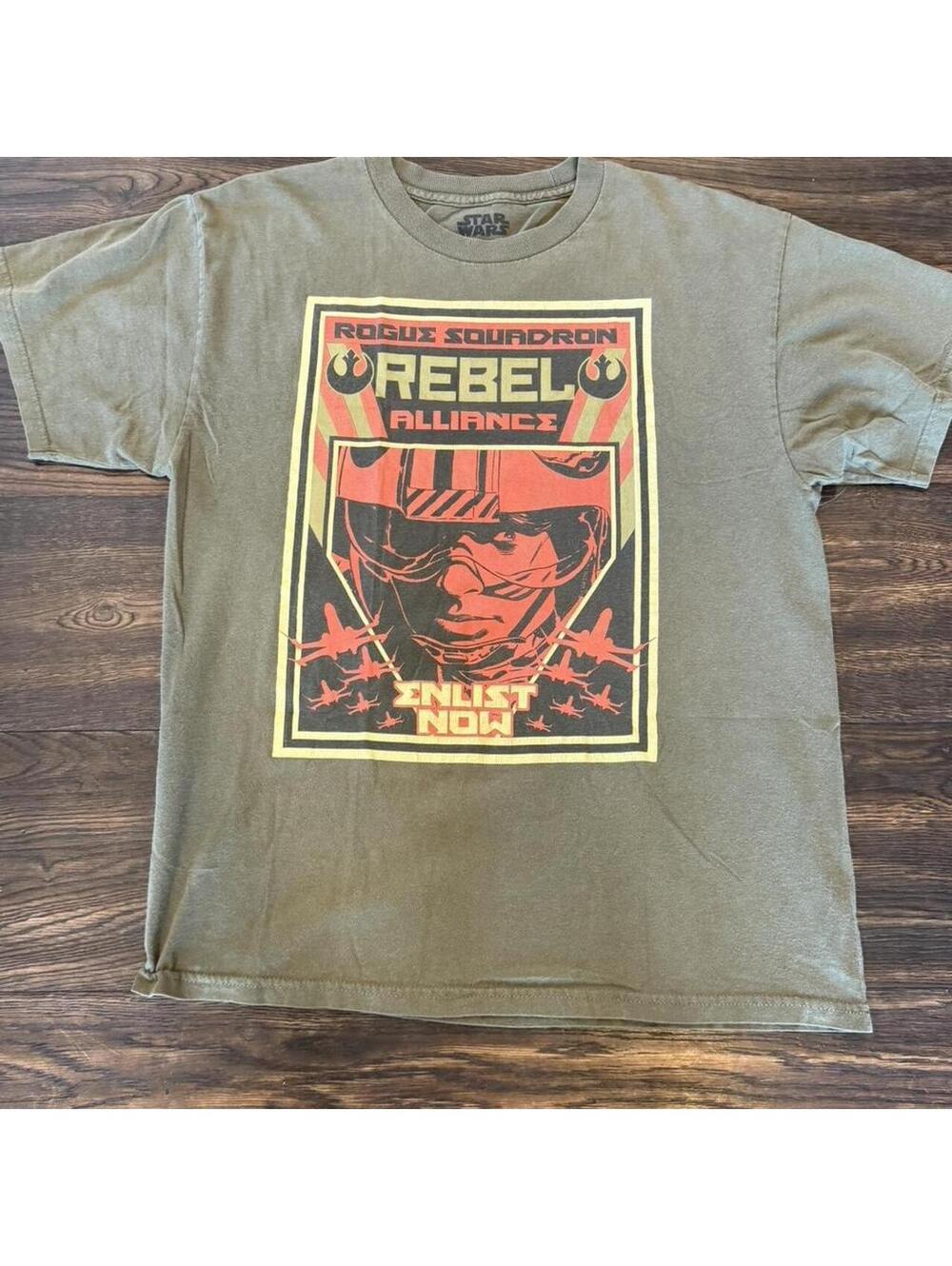 Star Wars Rogue Squadron Rebel Alliance Graphic Tee Large